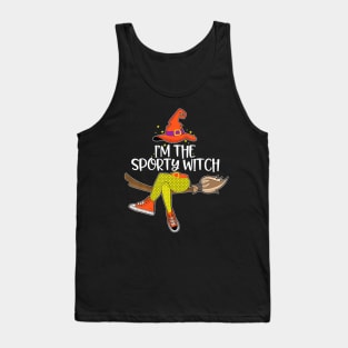 Im He Sporty Witch  Halloween Matching Group Costume Tank Top